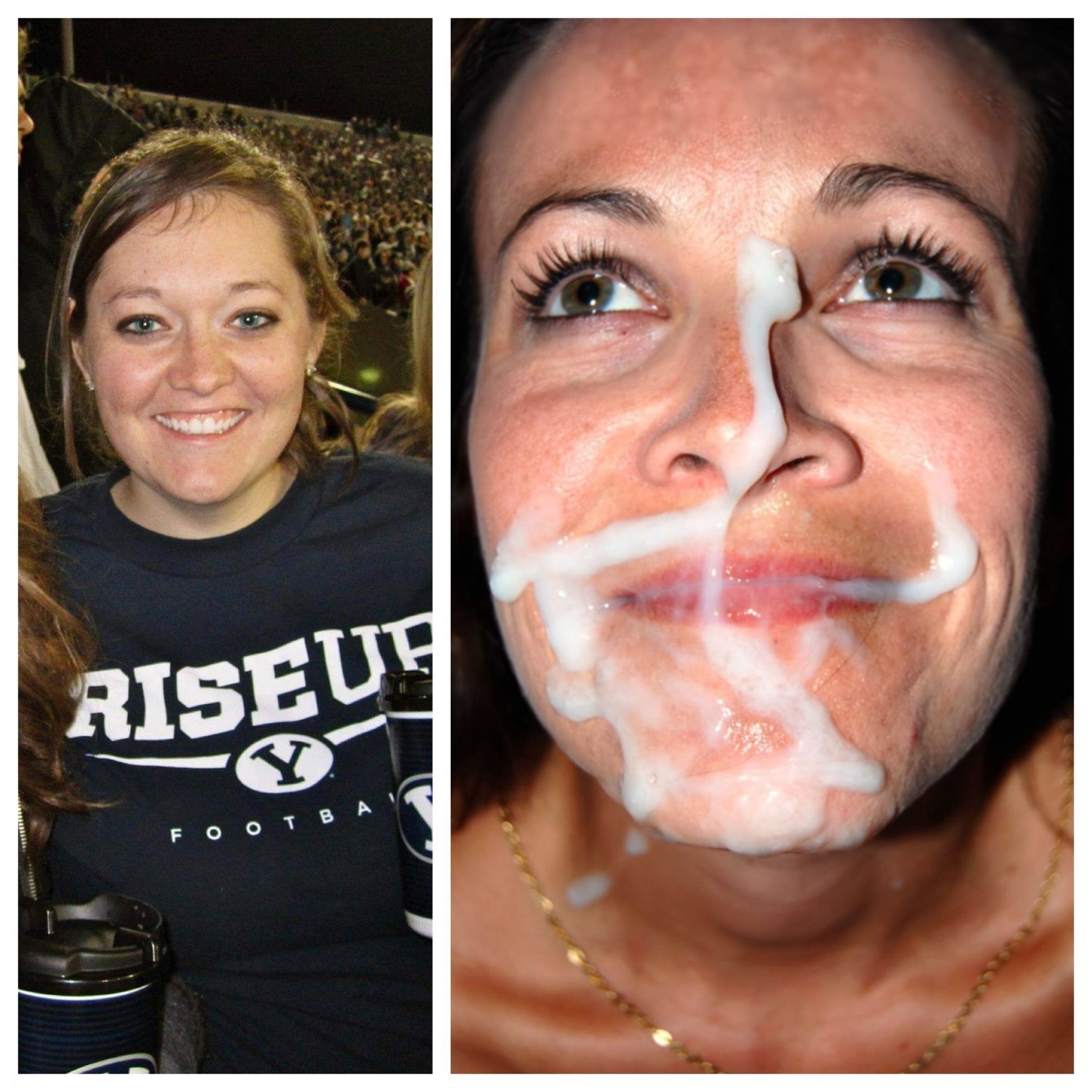 Before after cum facial Before/After Cum Facial - Porn Videos & Photos - EroMe