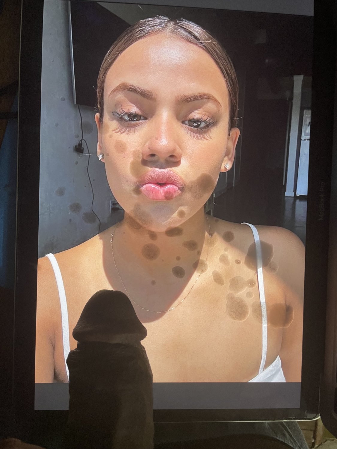 BBC Cumtribute to Pretty Latina with Sexy Pouting Lips #2WnRhoqm